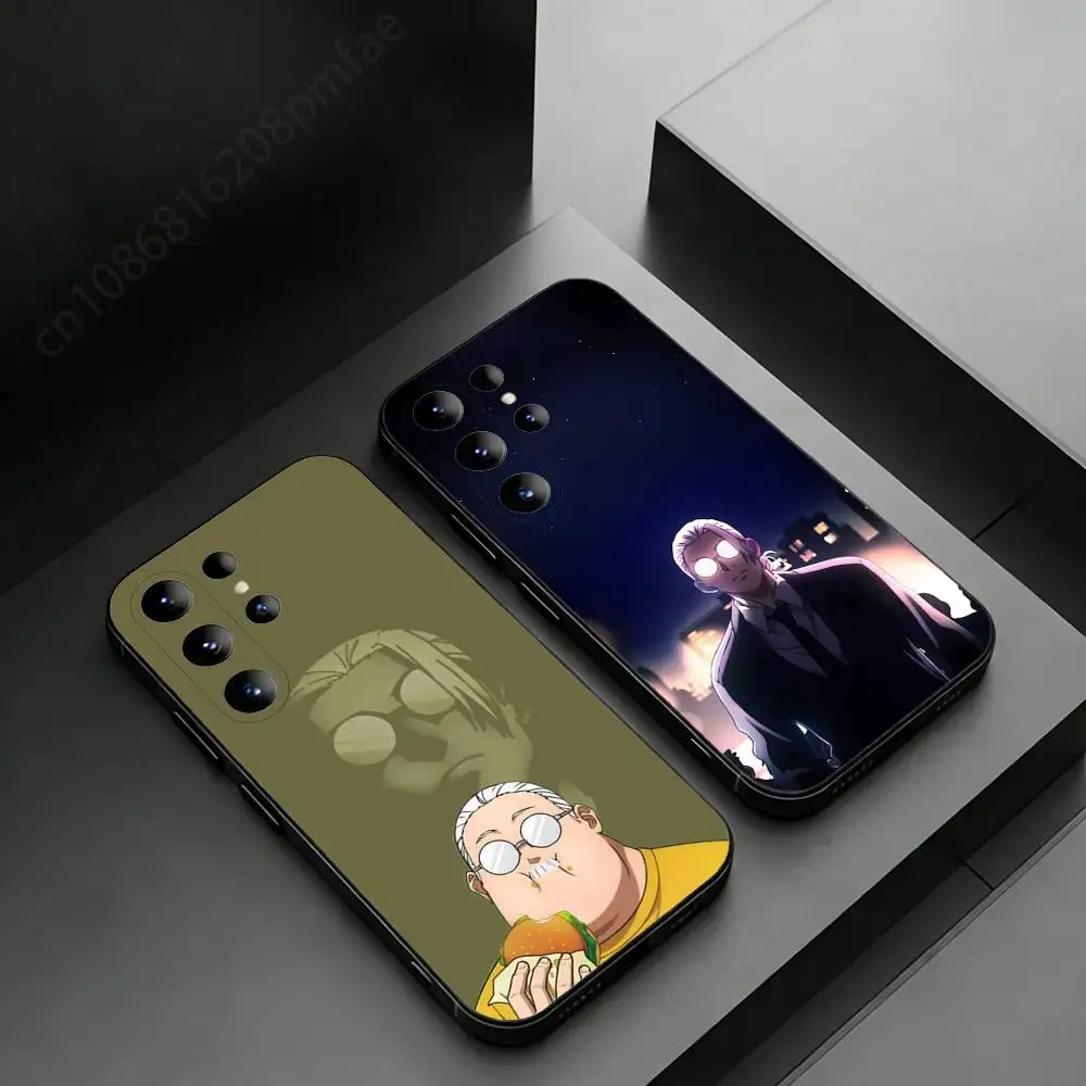 New Anime S-Sakamoto Days Phone Case for Samsung Galaxy S20,23 Ultra S24,22 Plus S25,26,21FE TPU Cover