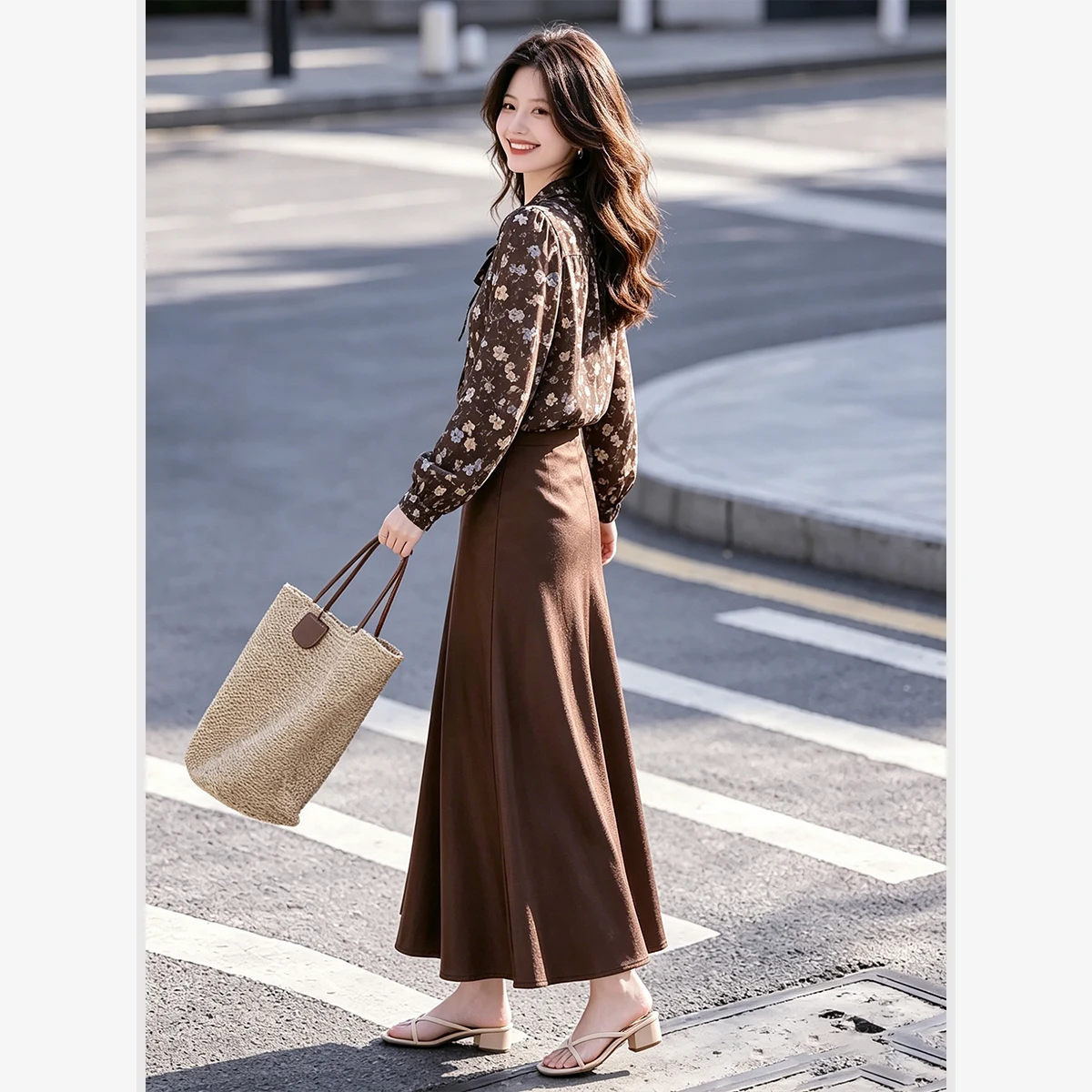 VIMLY Dames Vintage Elegante B - Midi Skirt Floral recensie en prijs