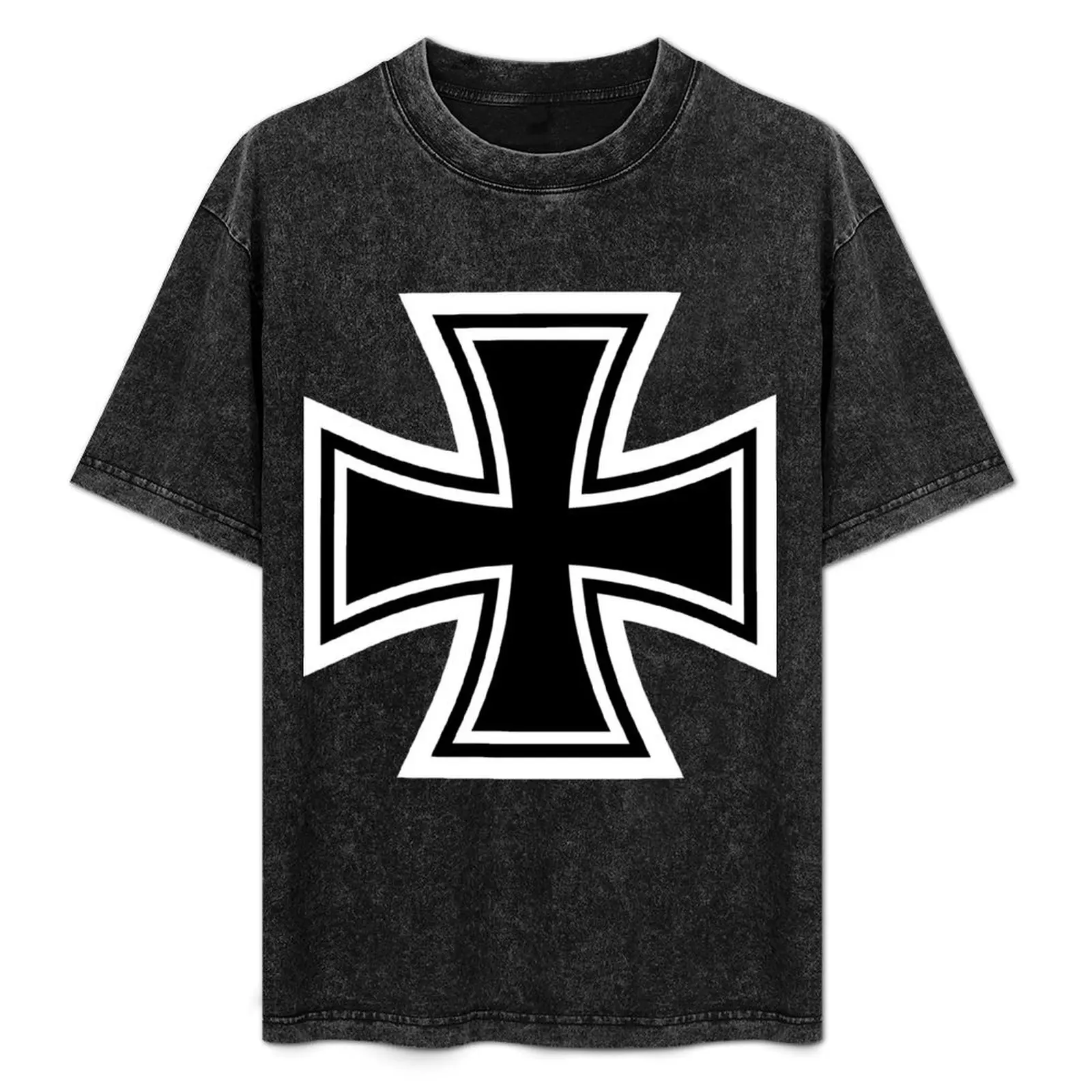 Iron Cross T-Shirt man clothes graphic tee shirt sweat cotton graphic tees men tshirt