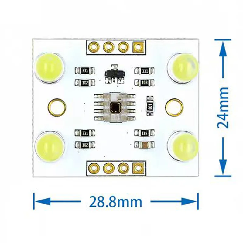 GY-31/GY-33 TCS34725 with Wide-Angle Lens TCS3200D/TCS230 Color Identification Sensor