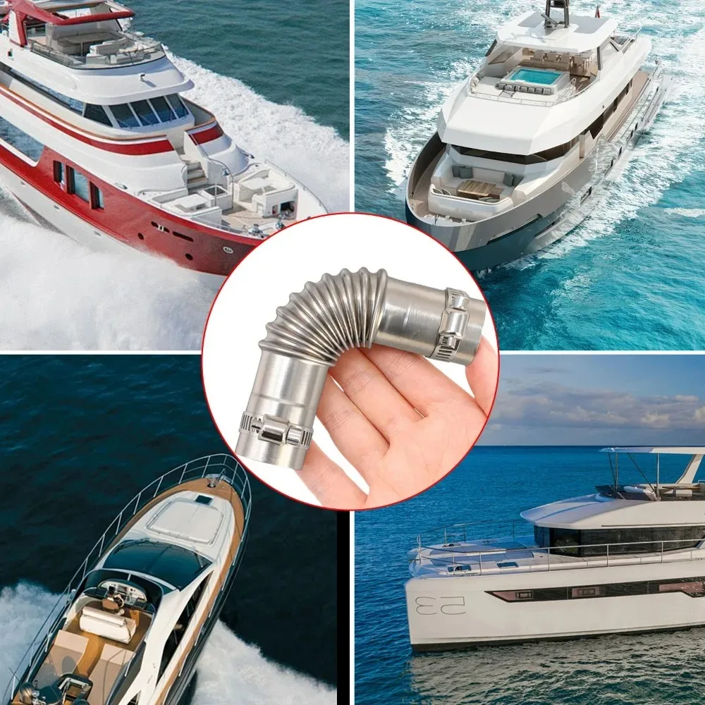 25mm 배기 파이프 튜브, 에어 디젤 주차 히터용 스테인리스 스틸 환기 호스, 자동차 보트 해양 트럭용 웹스토 에버스파처용