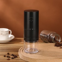 Household Automatic Electric Coffee Grinder Rechargeable 1500mAh Coffee Bean Grinding Machine Wireless Mini Bean Grinder Travel