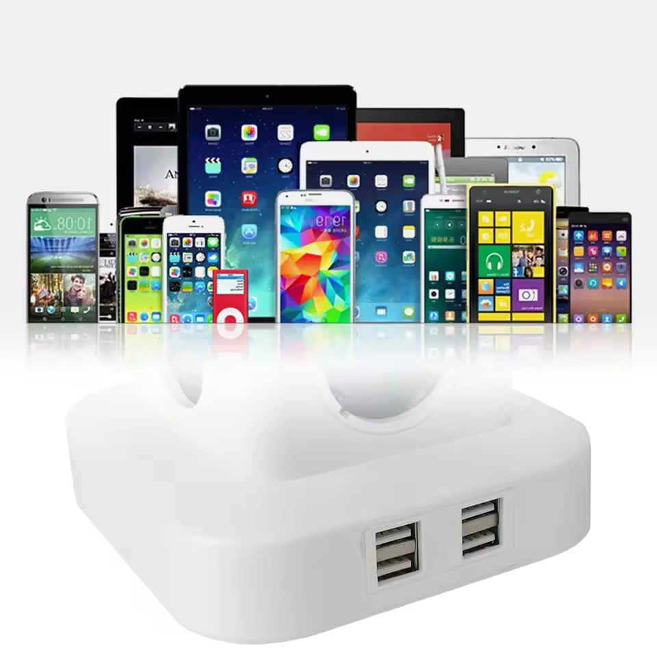 EU Plug Tower Extension Power Strip with USB Tower Multiple Socket with Switch Surge Protection 1.8M Extension Outlet 250V 10A