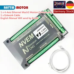 NEW 2024 Latest CNC motion controller NVEM V5 upgrade 3axis 4axis 5axis 6axis mach3 control card Ethernet interface