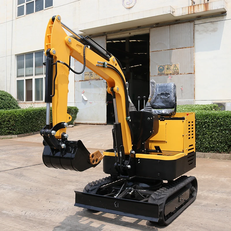 Chinese factory produces new small 1ton excavators that can be in engineering construction and orchard construction