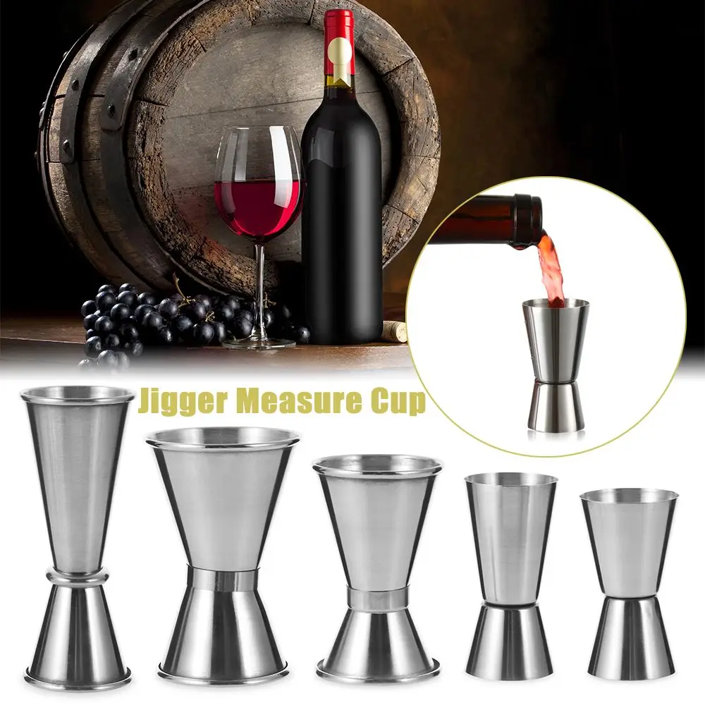 Dual Shot Kitchen Gadgets Barware Measure Cup Cocktail Mug Measure Jigger Bartender Tools