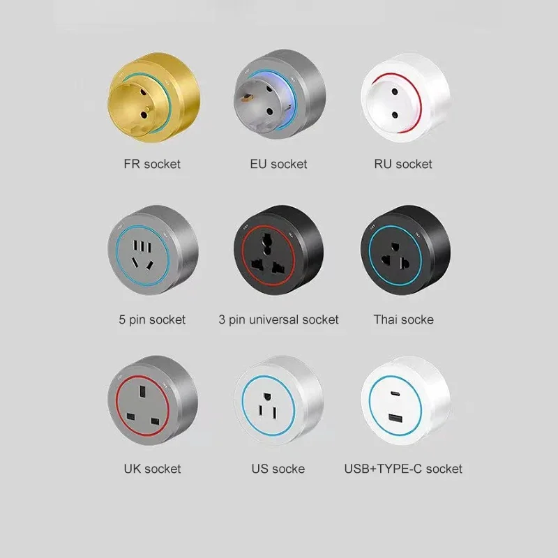 Power Track Socket New Type Home Appliances Electric Plug Adapter UK US EU AU FR Standard Wall Sockets With Usb Type-c