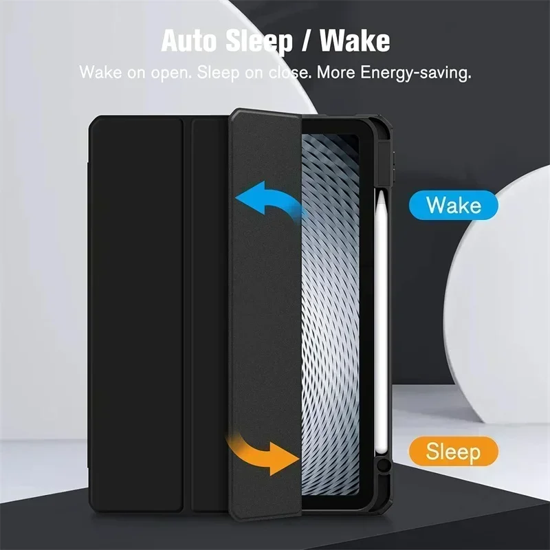 حافظة حامل أقلام رصاص لباد ، غطاء تابلت ، iPad Pro 11 ، iPad Air iPad Air ipo ، 5 ، 4 ، من الجيل السابع ، الثامن ، التاسع ، حامل أقلام رصاص
