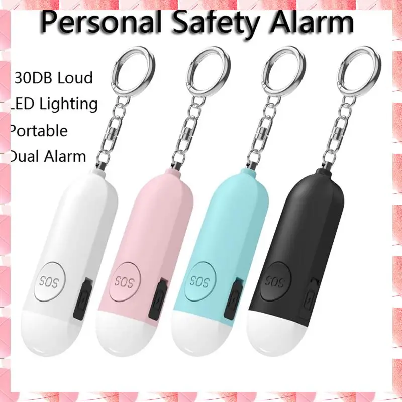 Smart Portable Alarm Anti-Wolf Girl Child Women Security Protect Alert Personal Safety Scream Loud Emergency Alarm Keychain