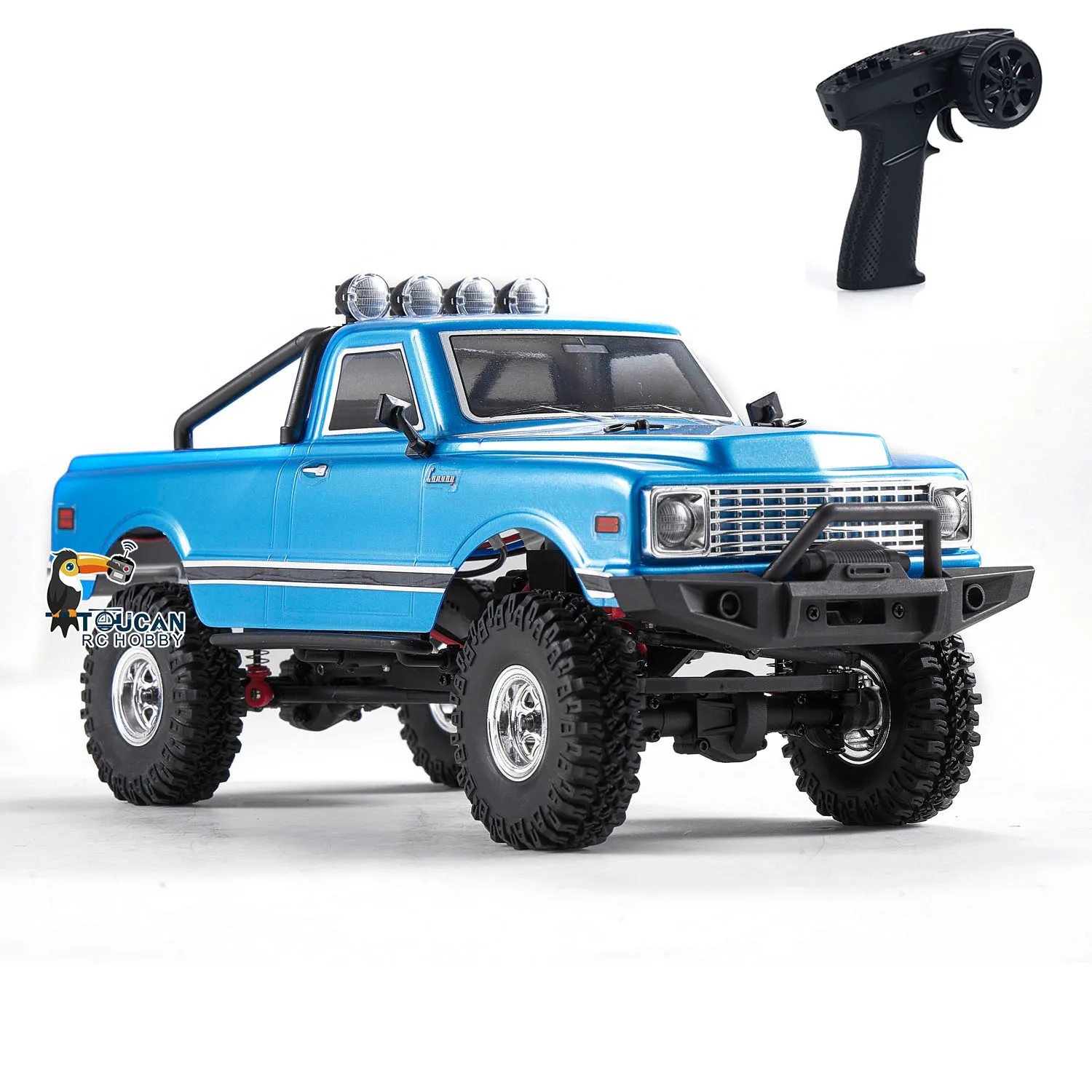 4x4 Hobby Plus 1:18 RC Crawler Car 4WD Mini Radio Control Ready to Run Off-road Painted Assembled Model Vehicle TH24012