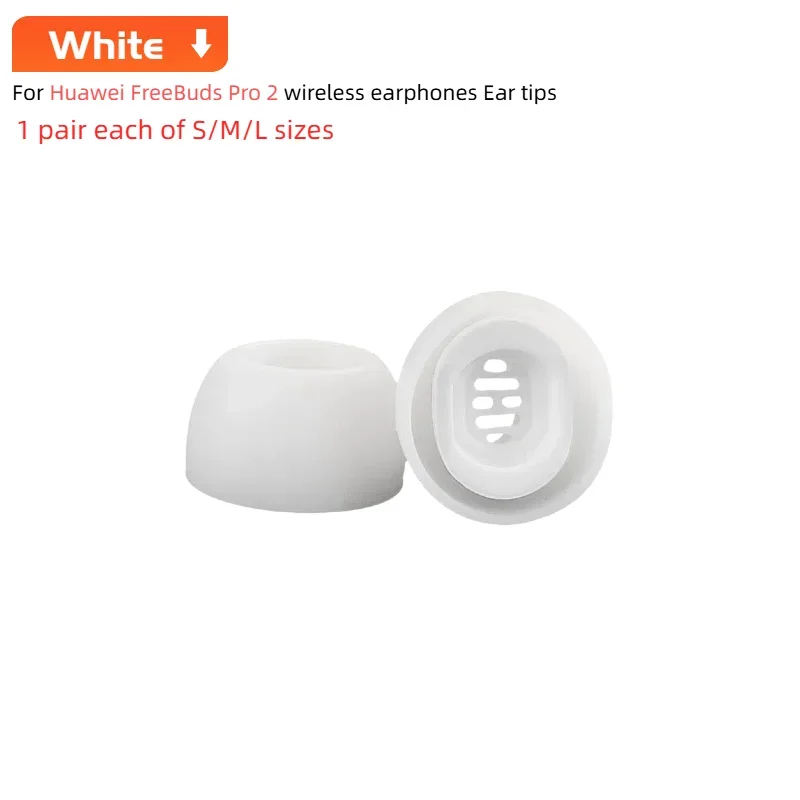 

Soft Anti-Slip Silicone Ear Tips for Huawei FreeBuds Pro 2， Comfortable Replacement Earbuds Caps