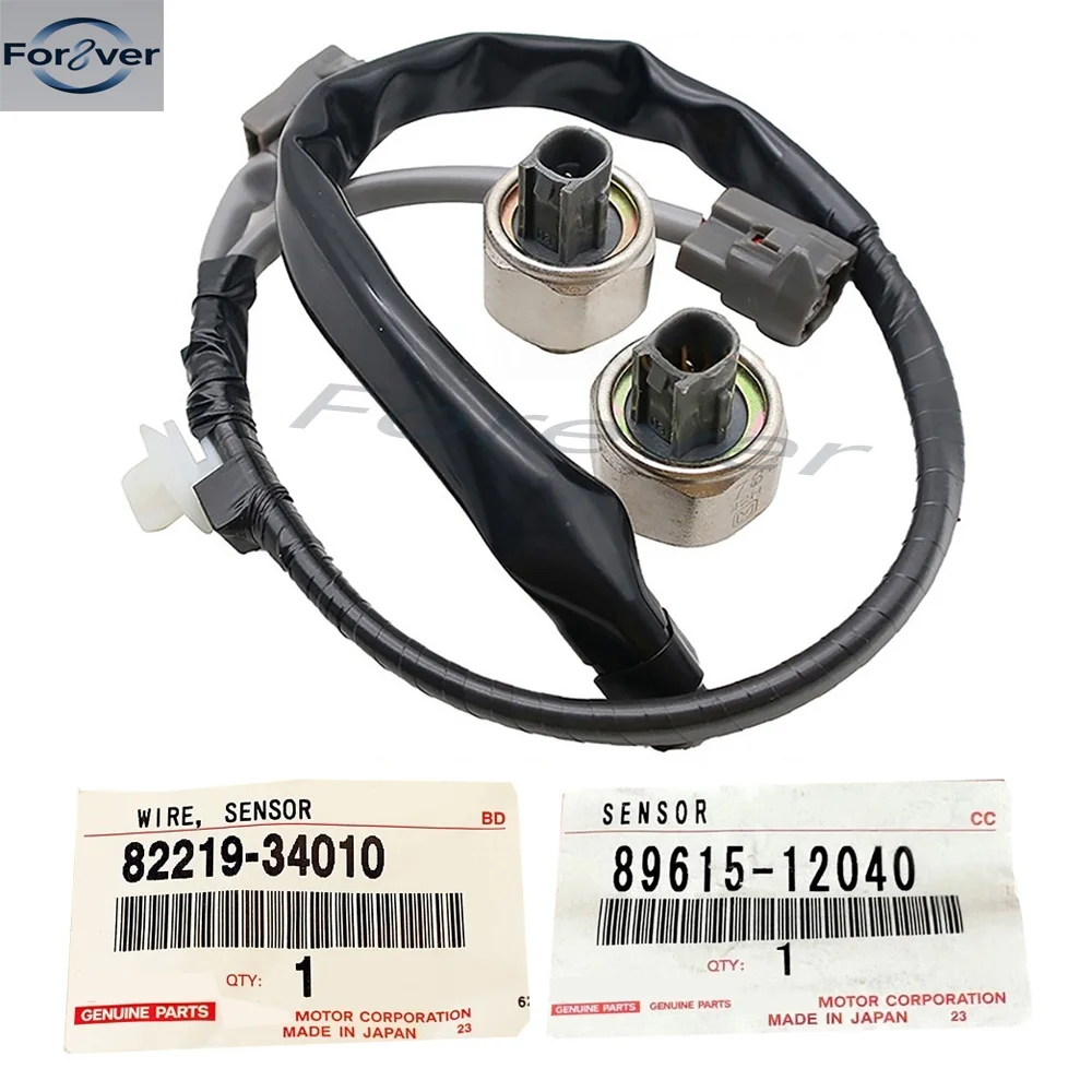 

Датчик детонации из 2 предметов с жгутом для Toyot-a Tacoma Tundra 4runner T100 3,4L V6 OEM 82219-34010 + 89615-12040