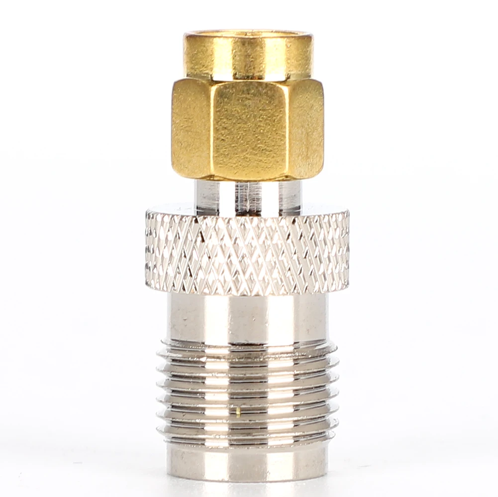 2Pcs TNC Female To SMA Male RF Coaxial Connector TNC To SMA Adapter RF Applications Coaxial Cables External Antenna Accessories