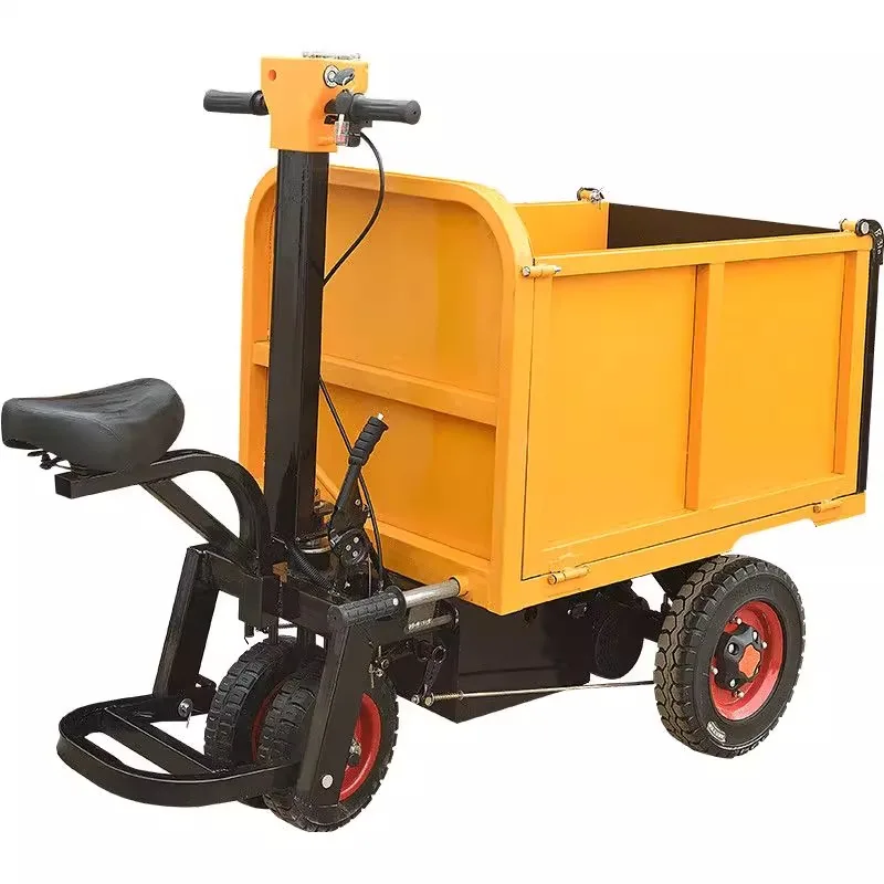 

electric trolley construction site gray bucket truck dump truck construction site with cement salad brick tricycle truck
