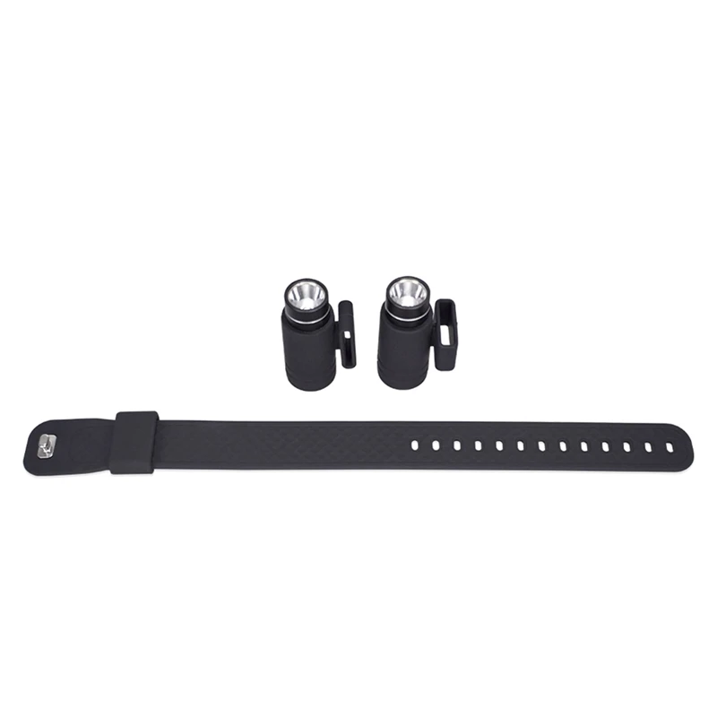 Linterna LED de muñeca recargable por USB para exteriores, lámpara impermeable IP67 para caminar con perros, Camping práctico