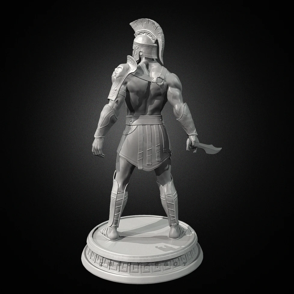 Kits de modèles de soldats en résine, hauteurs globales, 55mm, 75mm, 90mm, figurine incolore et auto-assemblée (impression 3D) TD-7572/3D