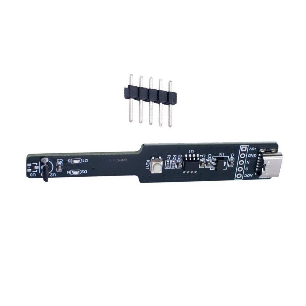 Electronics Development Hall Sensor Module for Magnetic Polarity Testing and Field Strength Monitoring with Wide Voltage Range