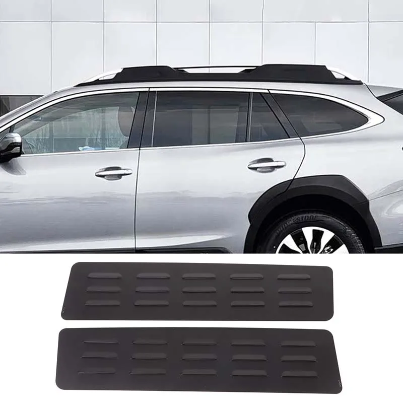 For Subaru Outback 2015-2024  Aluminum Alloy Black Car Rear Door Ventilation Ventilation Louver Decoration Auto Accessories