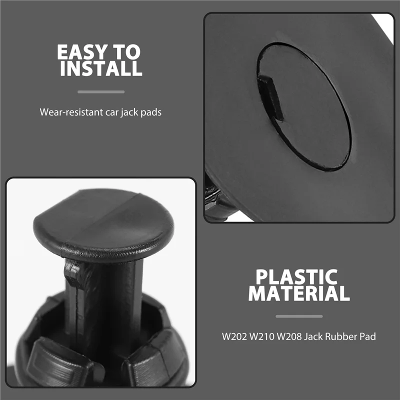 

2 PCS JACK HOLE COVER 2029970186 For MERCEDES BENZ W202 W210 W208 Jack Rubber Pad