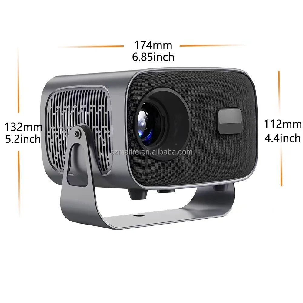 4K HD 150 Ansi With 4000 Lumens Android 11 Version Dual Band WIFI A10 Home Portable Projector BT 720P Cinema Outdoor Projectors