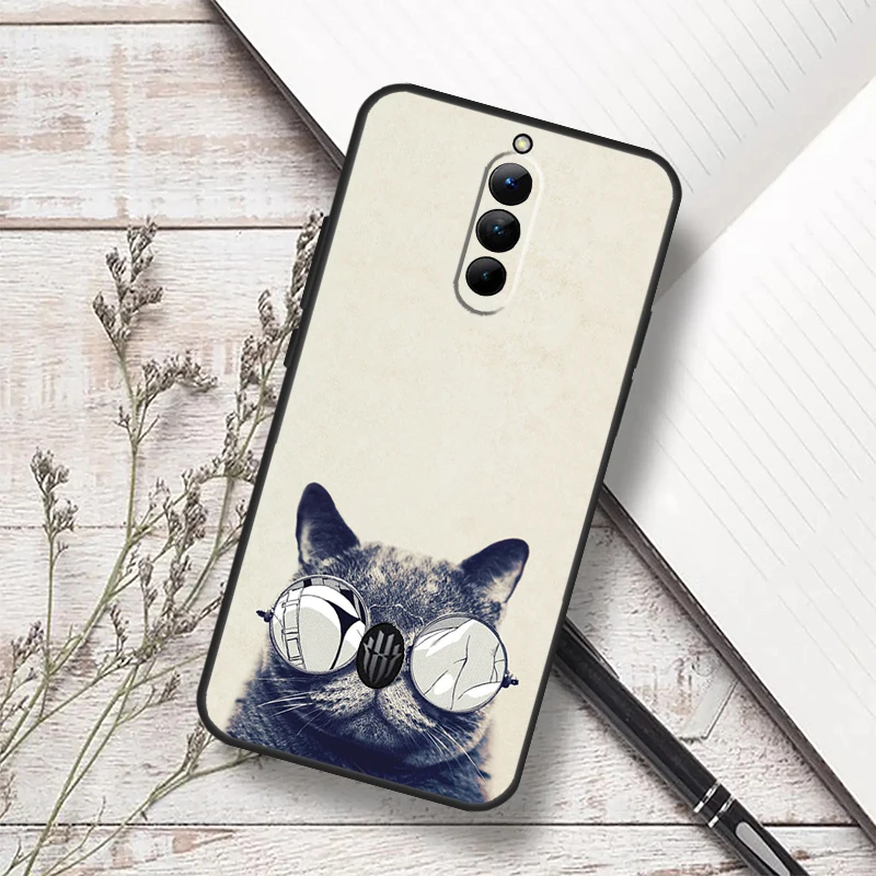 حافظة على شكل حيوان قطة لطيفة لهاتف ZTE Nubia Red Magic 11 10 9 8 8S 9S 10S Pro Plus 6 7 6S 7S Pro 5G 6R 10 Air Funda #3