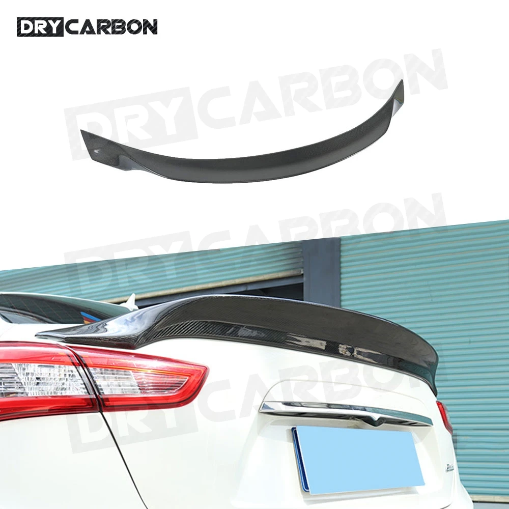 

Carbon Fiber Rear Spoiler Boot Lid Wings for Maserati Ghibli Q4 2014 2015 2016 2017 FRP Car Racing Trunk Spoiler Car Styling