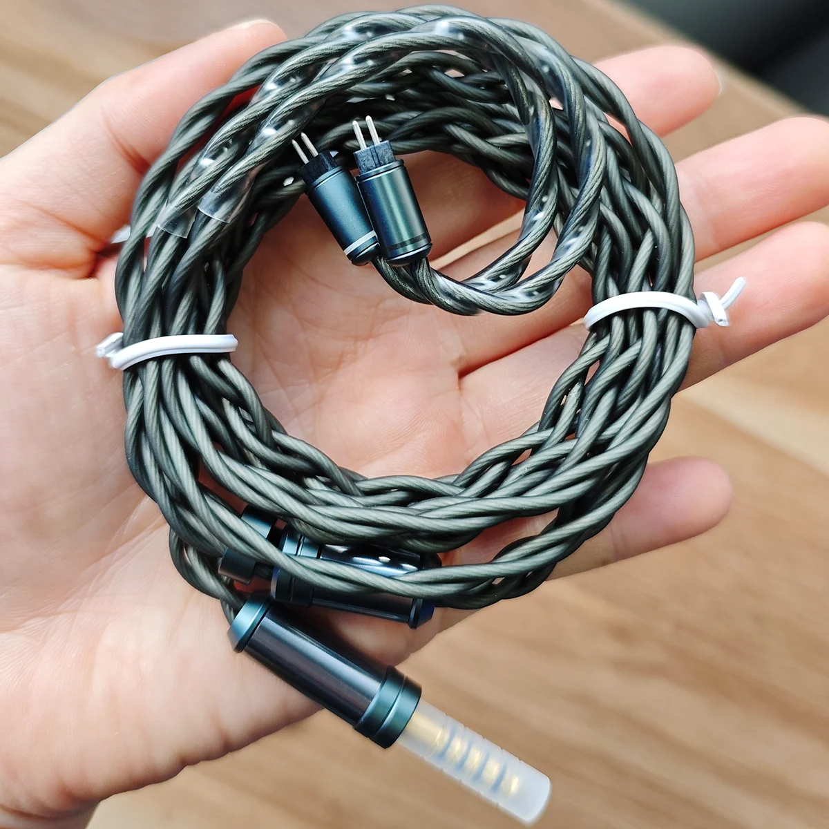 

NICEHCK Engr.SuperSPC Limited Quantity Cable 7N Silver Plated OCC Earphone Upgrade 0.78mm 2Pin Wire Gold Plated OFC 4.4mm Plug