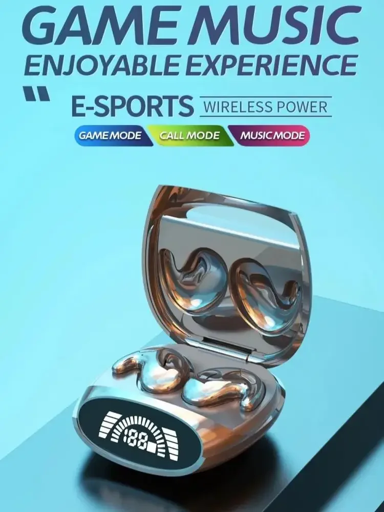 Onzichtbare Slaap Oortelefoon Bluetooth 5.3 Hoofdtelefoon TWS Draadloze Stereo Ruisonderdrukking Oordopjes Gaming Headsets voor XIAOMI iPhone - afbeelding 2