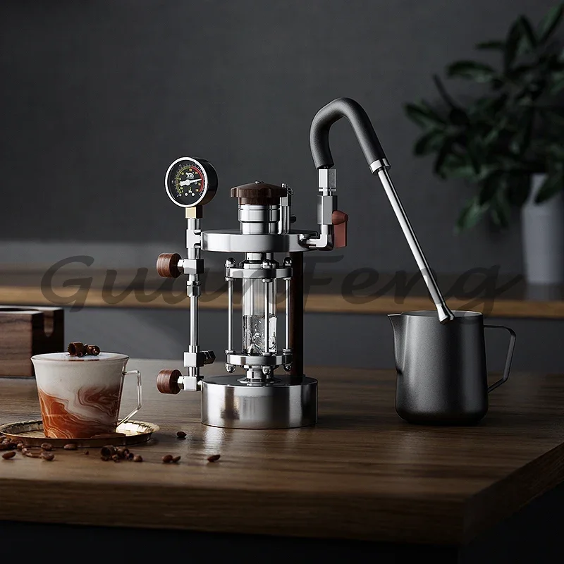 1-2.5Bar High Pressure Dry Steam Milk Frother 1 to 5 Steam Holes Optional Coffee Milk Foaming Steamer for Espresso Making