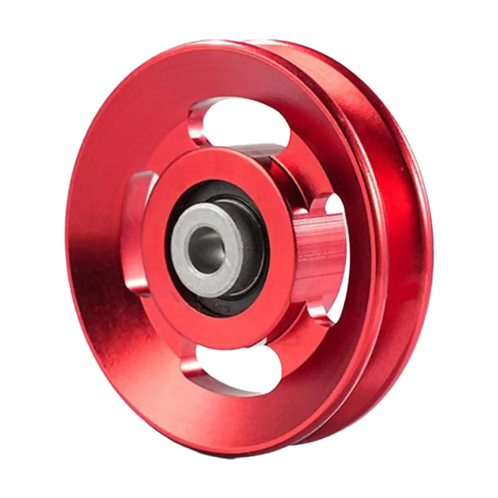 Fitness Equipment Pulley Wheel Aluminum Alloy Universal Bearing Smooth Operation for Gym House Muscle Training System