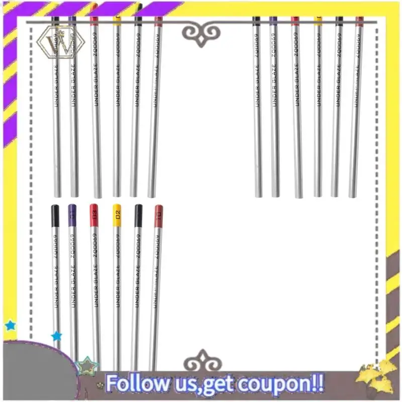 AU33-18Pcs Underglaze Pencils, Underglaze Pencils For Pottery,Underglaze Pencil Precision Underglaze Pencil For Pottery