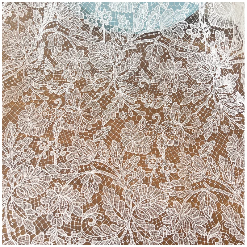 Newly Designed Fish Silk Thread Three Dimensional Hollow Embroidery Lace As Wedding Dress Headpiece And Clothing Accessories