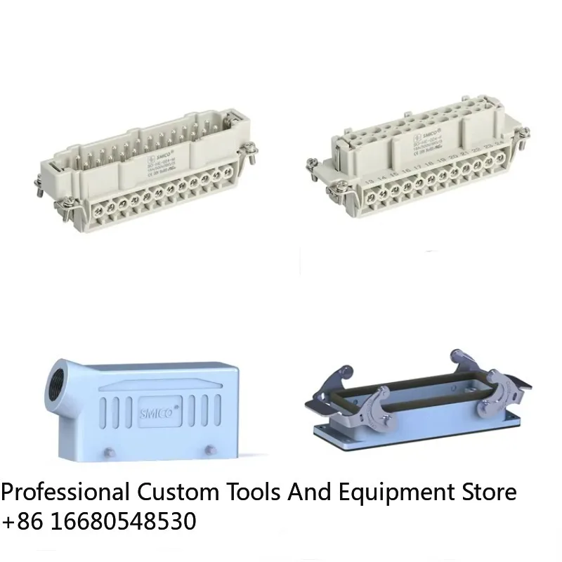 

FCIndustrial Modular Heavy-Duty Connector Power 16-Pin 24-Pin Mechanics Rail Transit Cable Equipment Aluminum IP65 380V