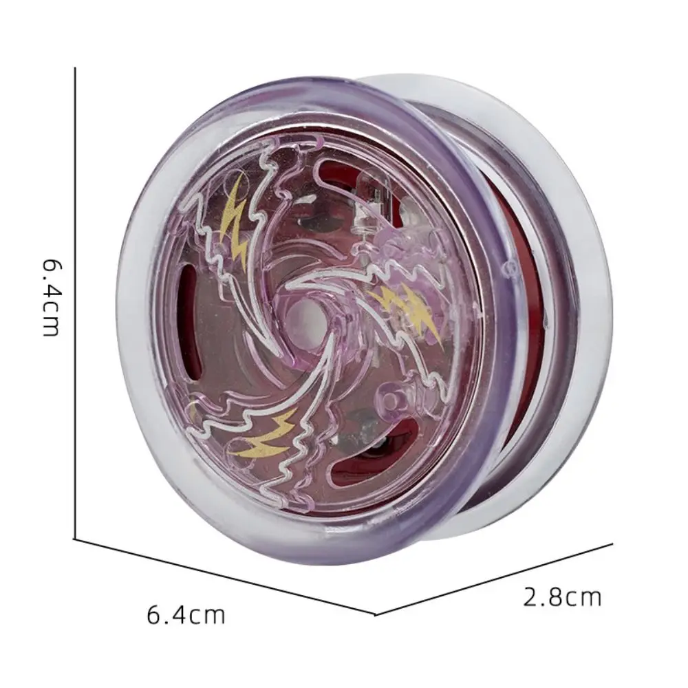 جودة عالية مبتدئ 2A يويو كارتون بلاستيك لايف سليب يويو تركيز ملون متوهج يويو #2