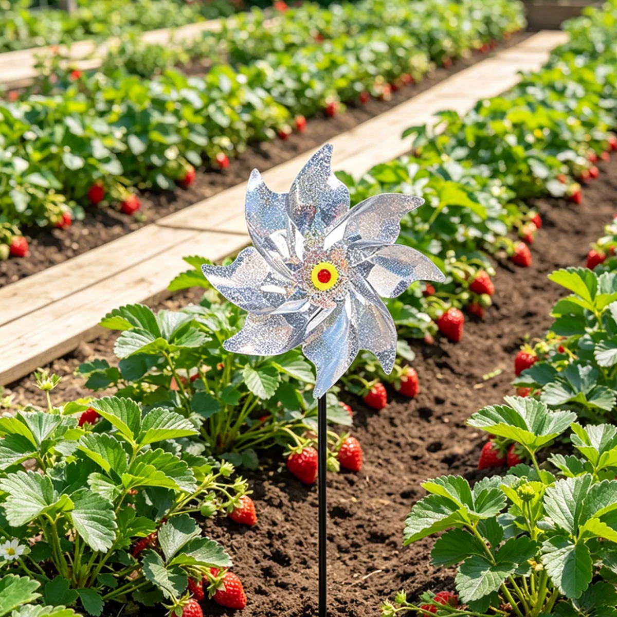 Windmill Bird Repellent Decoration for Children Garden Orchard Protection Big the Pinwheel Yard Decors Outdoor Windspinners Toy