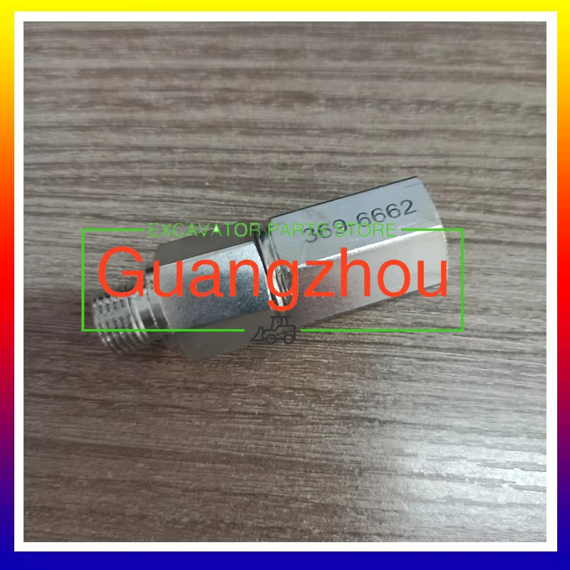 

для 3696662 Обратный клапан топлива экскаватора, часть двигателя Common Rail, предохранительный клапан регулятора давления 369-6662, детали высокого качества