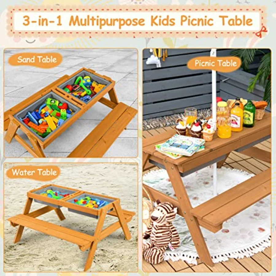 Gartentisch Für Kinder Mit Sand- Und Wasserspielbereich_voghion.com
