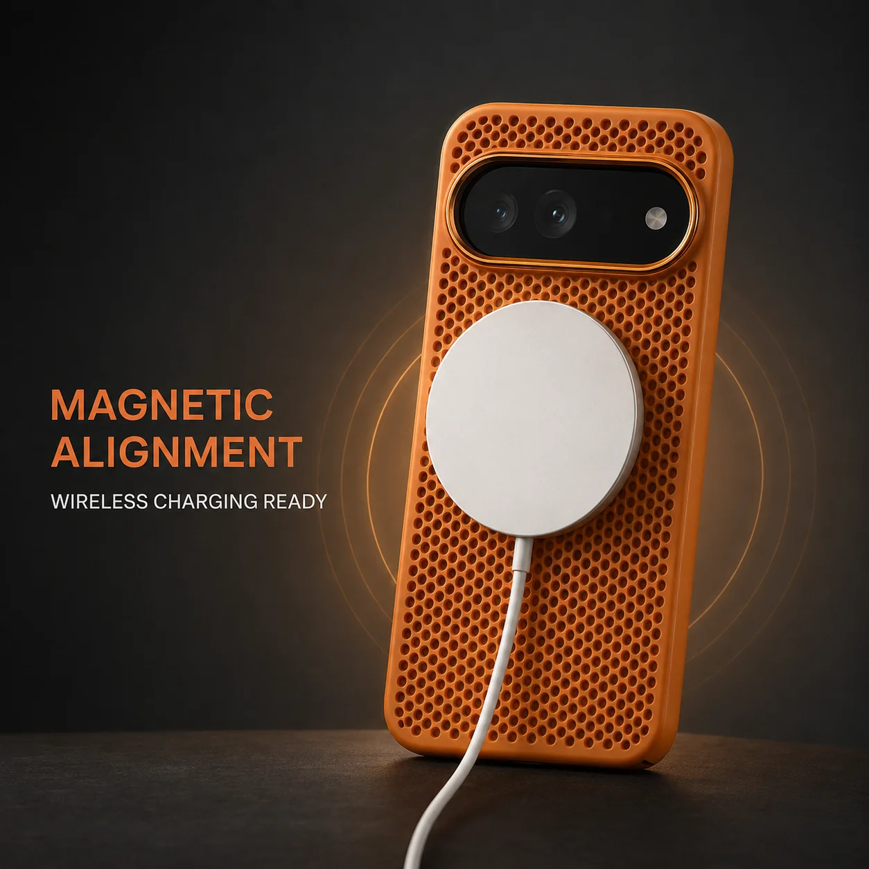 Etui do Google Pixel 11 10 Pro XL Nowe Magnetyczne Siateczkowe Cienkie Etui Odprowadzające Ciepło do Pixel 11 Pro XL z Obsługą Bezprzewodowego Ładowania Funda — zdjęcie produktu 3