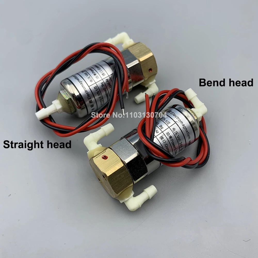 4PCS Solenoid Valve JYY(D)-Z-2/3-1/II 24V 5.5W Straight Bend Head 3 Ways Electromagnetic Valve For Infiniti Phaeton Crystaljet