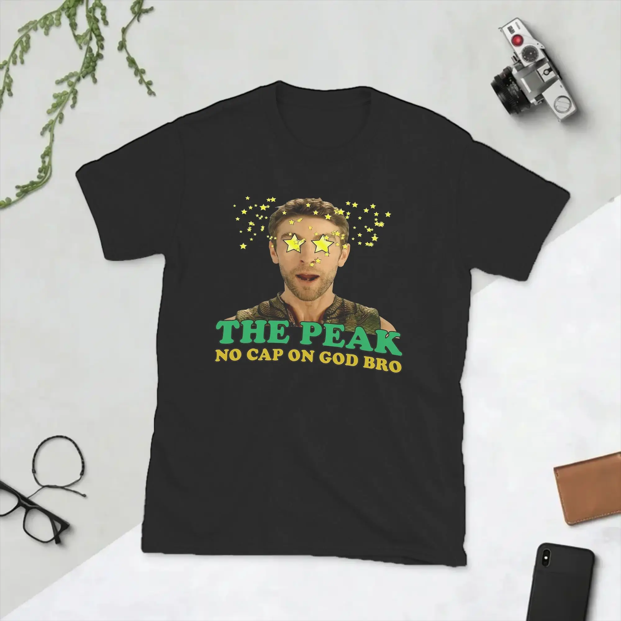 Deep The Peak The B-Boys No Cap On God Men T Shirt  Vintage Tees Short Sleeve Round Neck T-Shirt Pure Cotton Gift Clothes