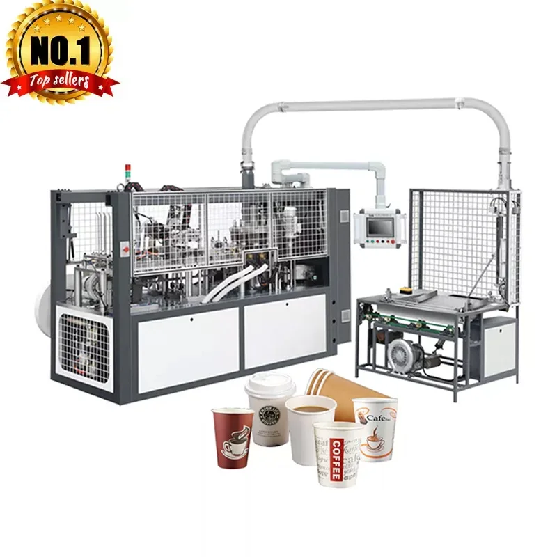 Flexible Paper Cup Forming Machine 110pcs min For 2oz 24oz Wide Range Coffee Tea Juice Cup Production Line Customized