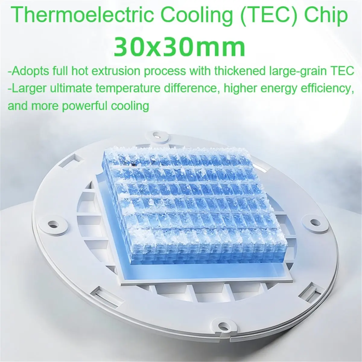 27W High Power Mobile Phone Cooler Air Suction Cooling TEC Chip 1060 Aluminum RGB Magnetic Phone Radiator for Gaming