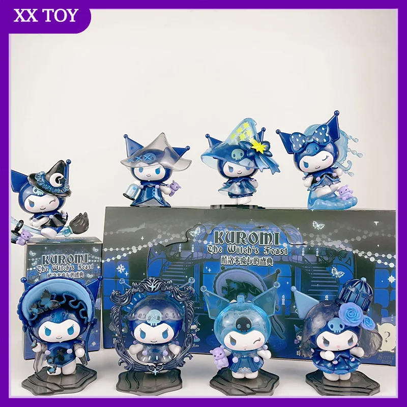 

8pcs/Set Sanrio Anime Figure Kuromi Q Version Witch'S Grand Ceremony Series Doll Creative Desktop Ornaments Collection Toy Gifts