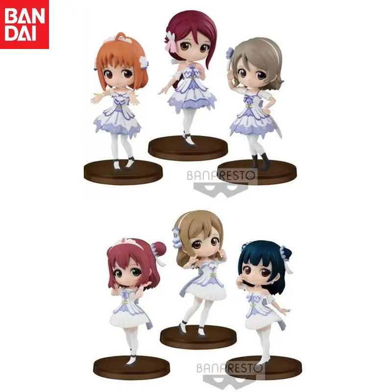 

In Stock Bandai Original Q Posket Anime LOVELIVE Vol.1 The First Grader Sophomore Action Figure Model Children's Gifts