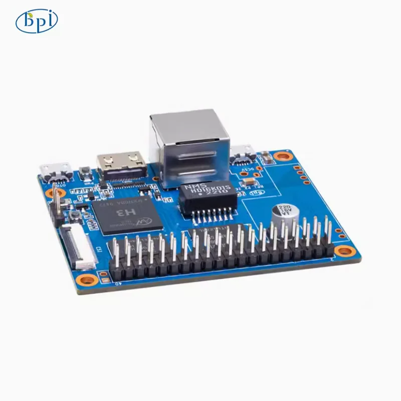 Banana Pi BPI-P2 Zero, Allwinner H3 Quad-core,Cortex-A7,512M DDR3 8G eMMC, supporta l'alimentazione di rete PoE