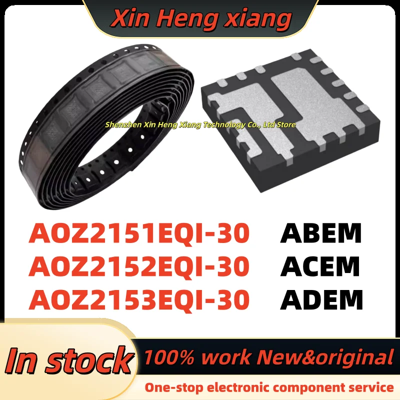 

(2-5pcs) New AOZ2152EQI-30 AOZ2152 ACEM AOZ2153EQI-30 AOZ2153 ADEM AOZ2151EQI-30 AOZ2151EQI AOZ2151 ABEM QFN-8