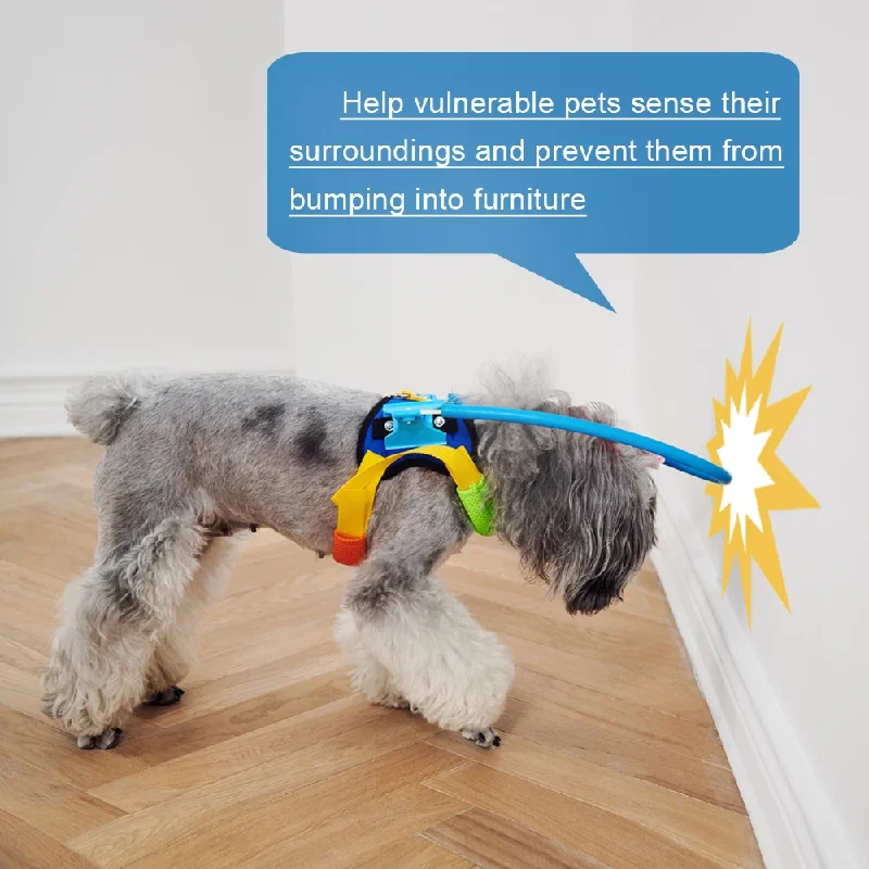 Blind Pet Anti-collision Collar Dog Guide Training Behavior Aids Fit Small Big Dogs Prevent Collision Collars Supplies