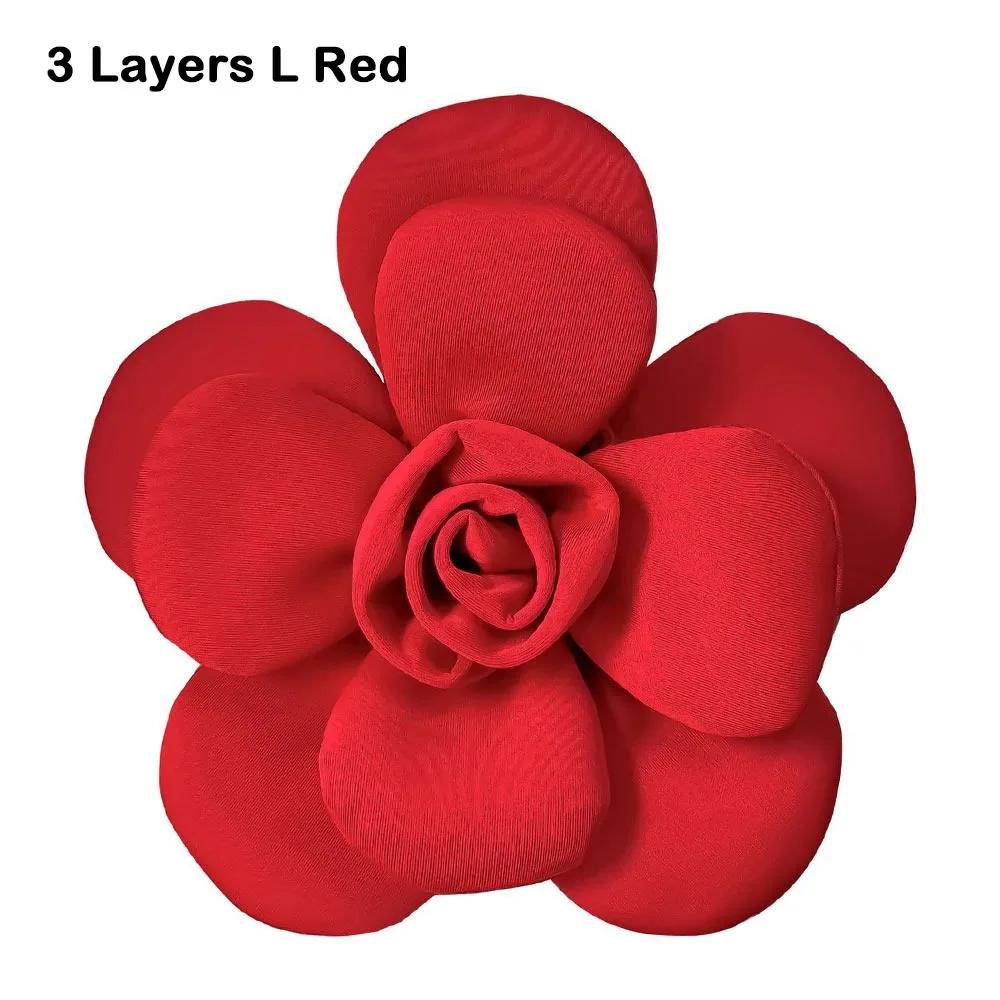 

New 3D Chest Flower Large Size Removable Dress Decoration DIY Exquisite Brooch Accessories Wedding Dress Clothes Decoration