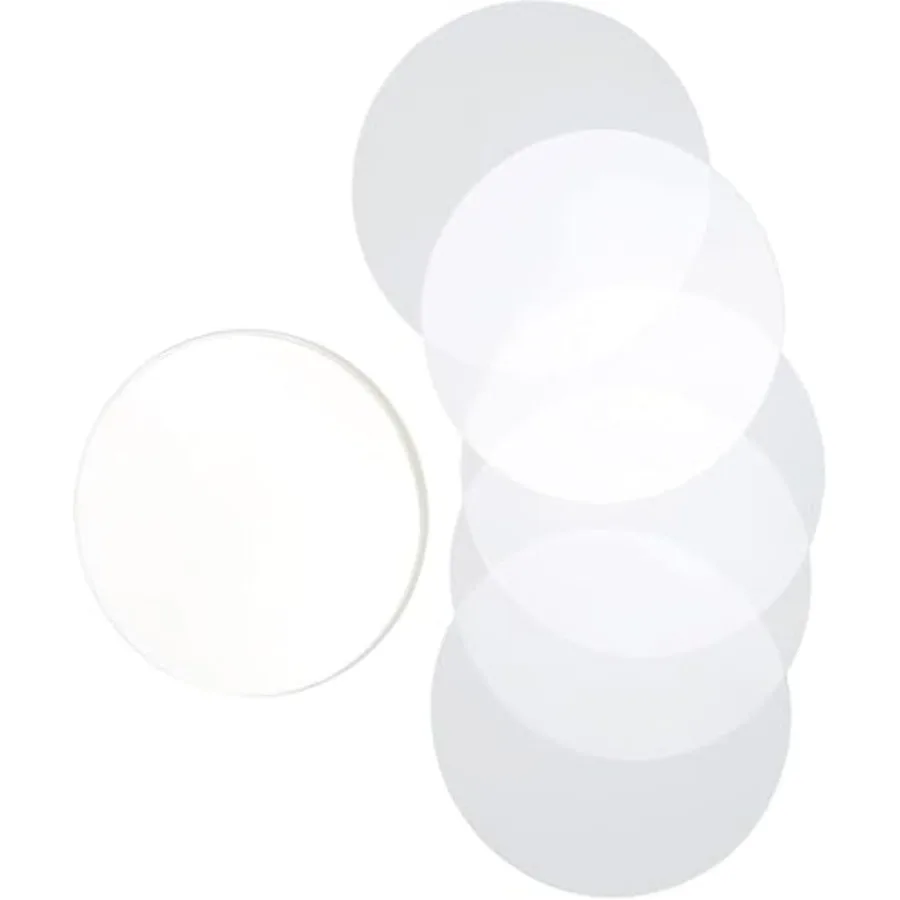 

100PCS PVC Film Button Maker Mylar75mm Buttons Maker Supplies Badge Protective Films for DIY Crafts Pin Buttons Fridge Magnets