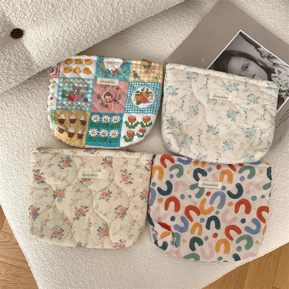 

Multifunctional Diaper Storage Bag Cartoon Printed Handbag Travel Carry Pack Multi Functional Zipper Diaper Organizer Pouch